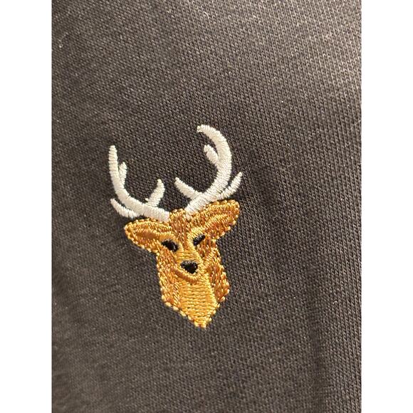 Opposuits Men’s Festive Black Sweatshirt – Embroidered Christmas Icons - Picture 5 of 5